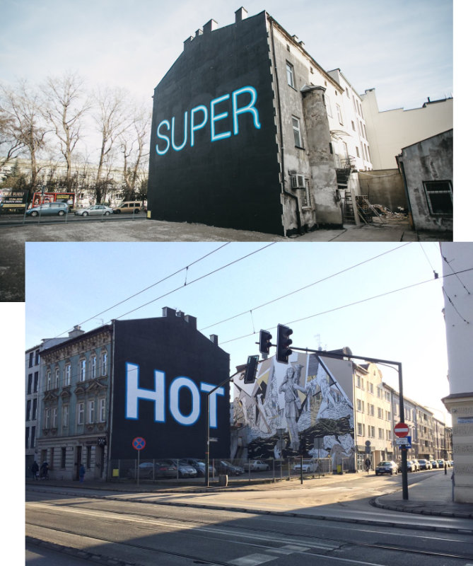 SUPERHOT mural in Krakow header image